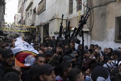 Palestinians say 2 killed by Israeli forces in West Bank