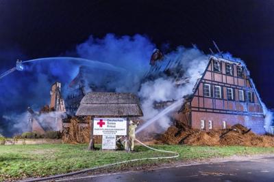 Fire destroys refugee shelter for Ukrainians in Germany