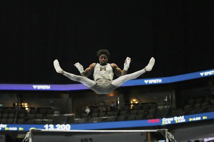Frederick Richard is taking his fight to make gymnastics 'cool' to a new front: His uniform