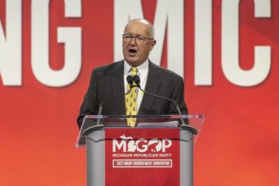 National Republican party sides with former Rep. Pete Hoekstra in battle over Michigan GOP chair
