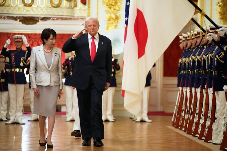 Trump's visit to Japan and Malaysia in photos