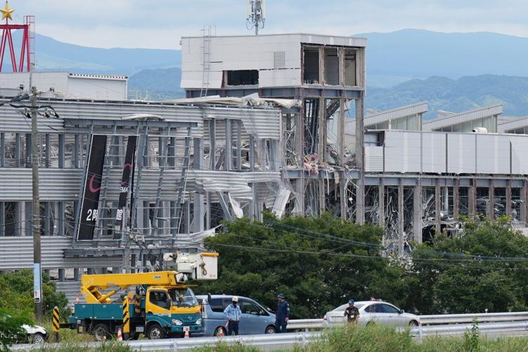 Photos show the aftermath of a damaging earthquake in southwestern Japan
