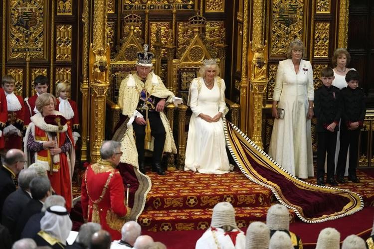 Trumpets, tiaras and tradition on display as King Charles III presides over opening of Parliament