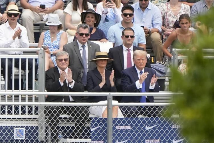 Trump heads to Minnesota to campaign after attending his son Barron's Florida high school graduation