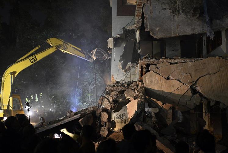 Protesters storm and destroy a family home of Bangladesh's ousted Prime Minister Hasina