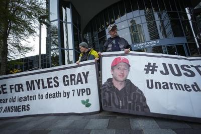 Police probe clears seven Vancouver officers in beating death of Myles Gray