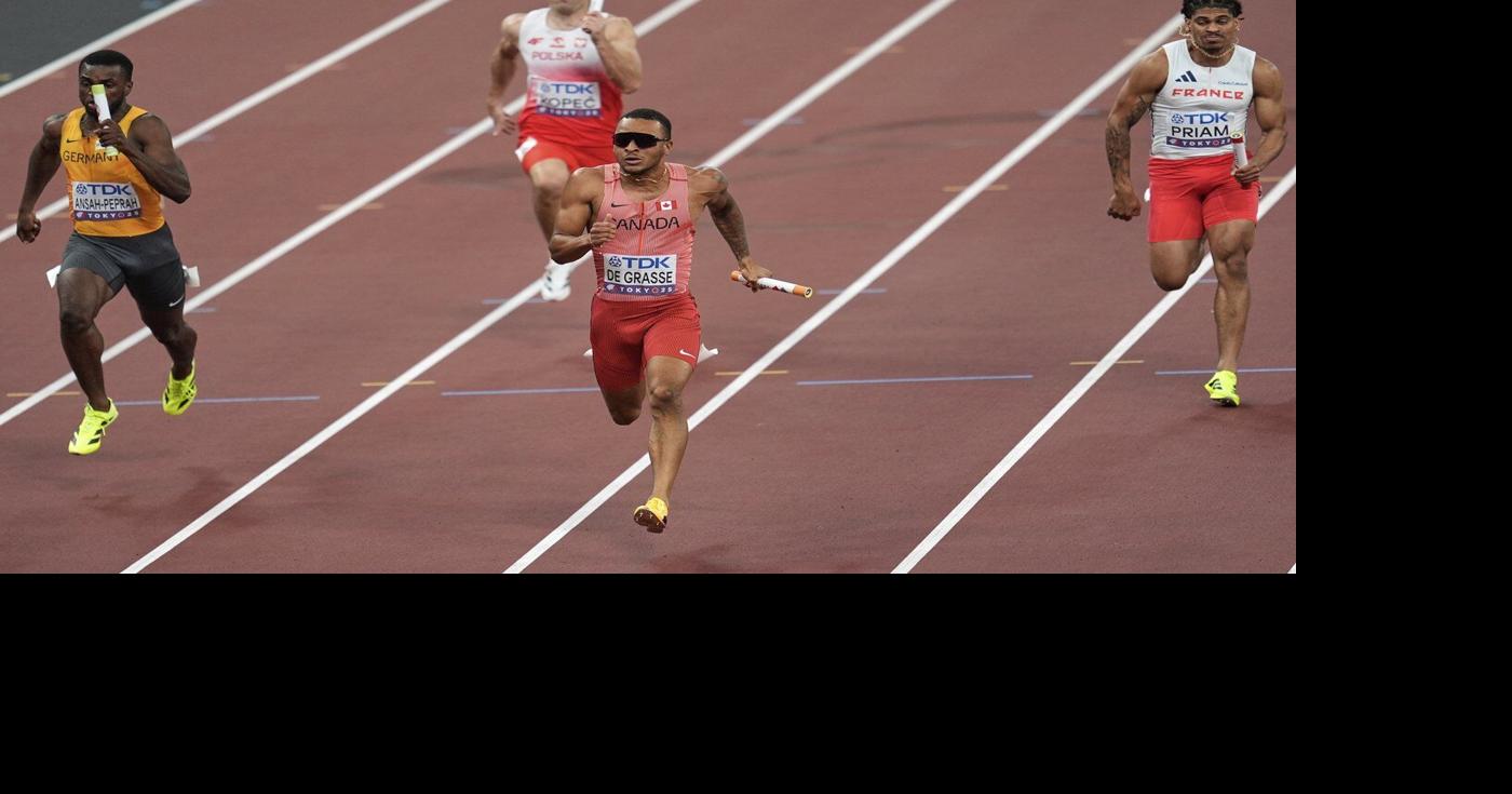 Canadian Men S 4x100 Metre Relay Team Takes Silver At World Athletics