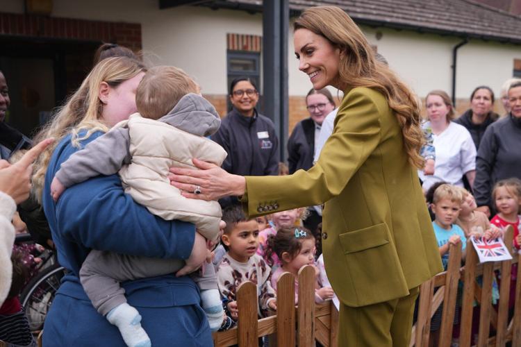 Princess of Wales suggests parents should put down the phone to combat social discontent