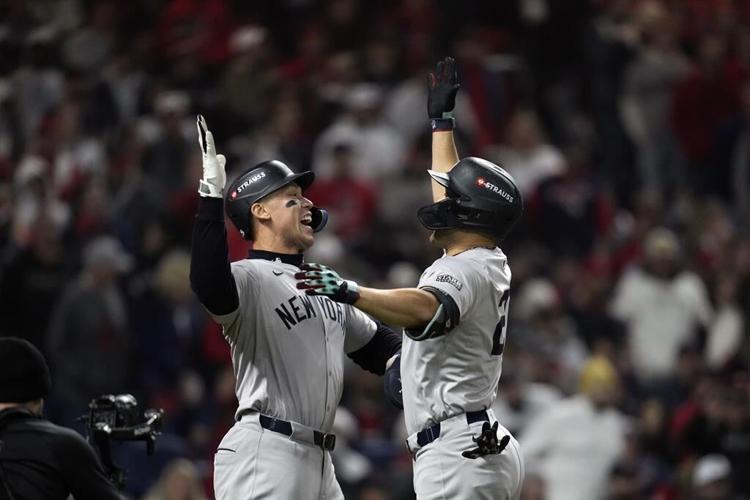 Yankees get to Guardians closer Clase again, score 2 runs in 9th to win 8-6 and take 3-1 ALCS lead