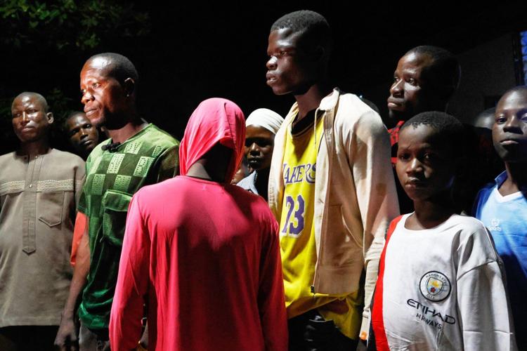 Nigerian children reunite with their parents after being released from abduction