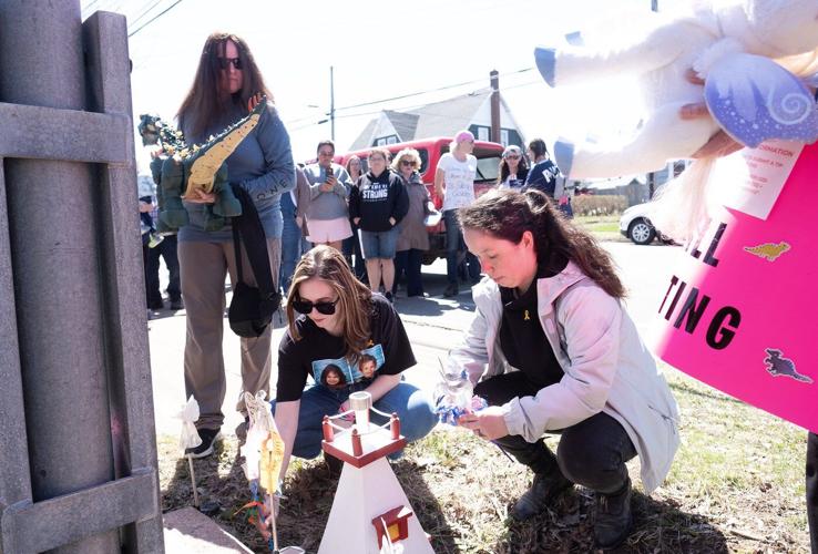 Rally held outside N.S. RCMP detachment to demand answers about two missing children