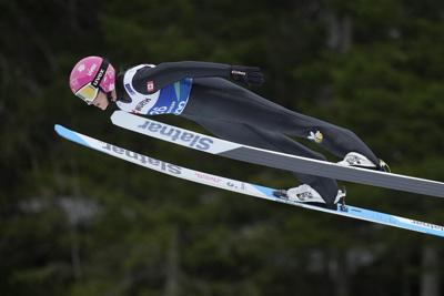 Calgary's Abigail Strate earns bronze at ski jumping Summer Grand Prix in Poland