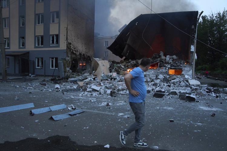 Russia launches another large-scale drone and missile attack on Ukraine, killing 3 and wounding 13