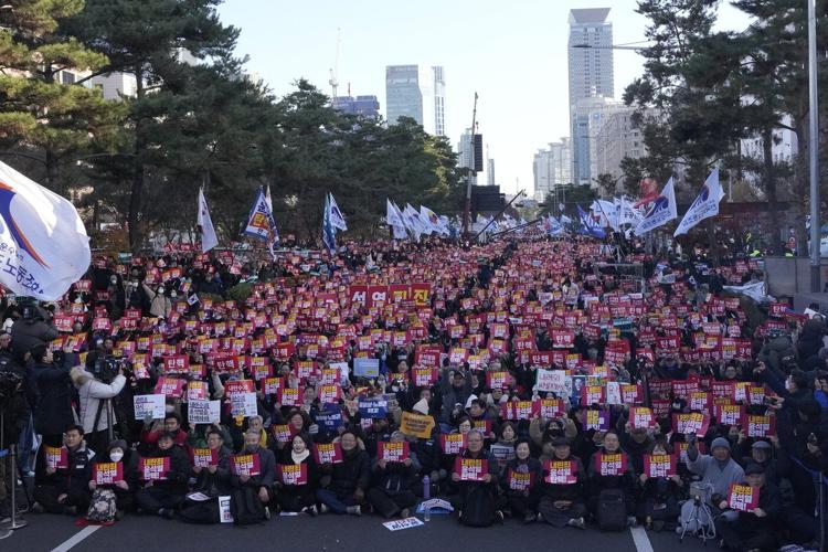 Prospects for President Yoon's impeachment are dim with ruling party boycotting vote