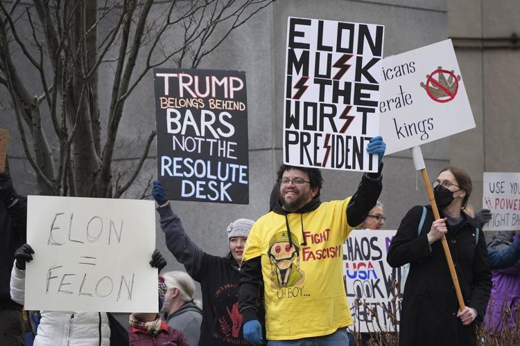 Thousands protest Trump administration policies in cities across the US
