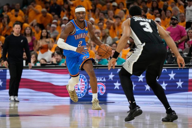 Gilgeous-Alexander, bench propel Thunder past Spurs 123-108 in conference final
