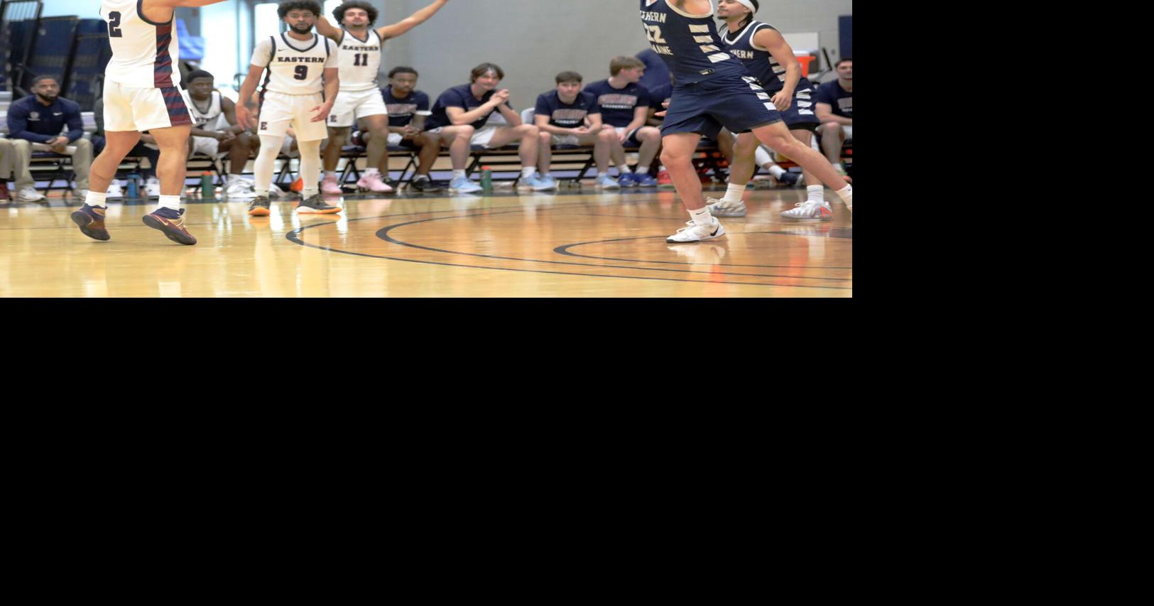 Eastern men’s basketball rolls past Rhode Island College to earn third straight win