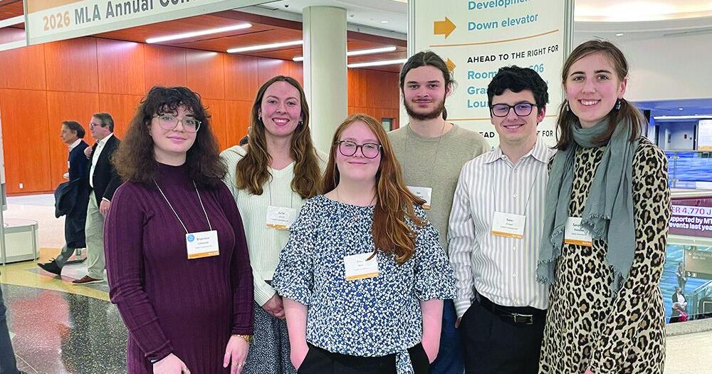 6 ECSU students present at MLA Convention