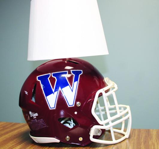 american football helmet lamp Auburn LED Sports Fan  mirror magic store Built to LastThis lamp is built with good quality materials and craftsmanship Light Up Your Home: Retired