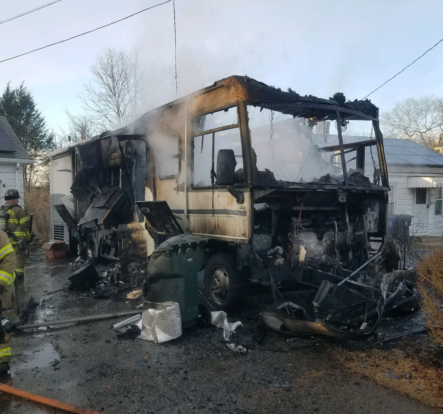 Fire Destroys RV In Willimantic | News | Thechronicle.com