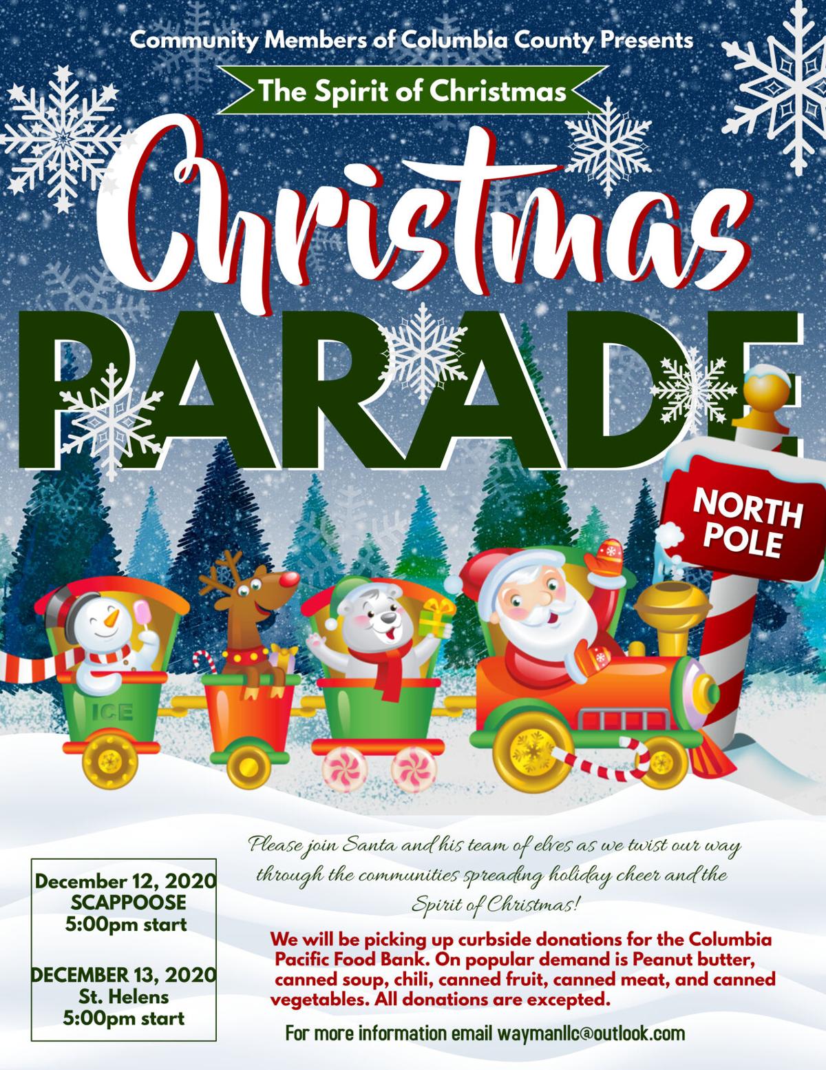 Christmas Local parades planned to spread holiday spirit, boost hope