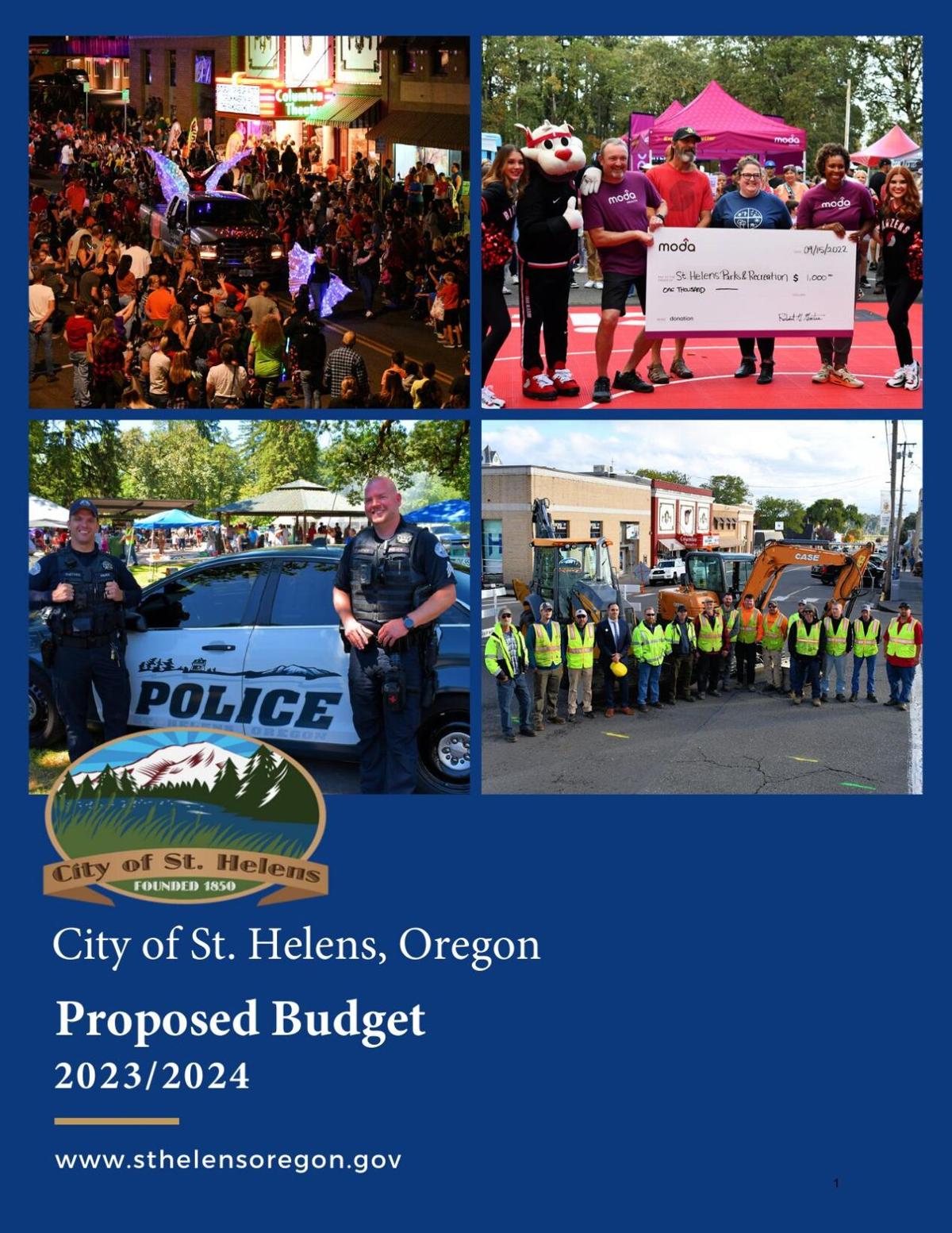 St. Helens Proposed Budget