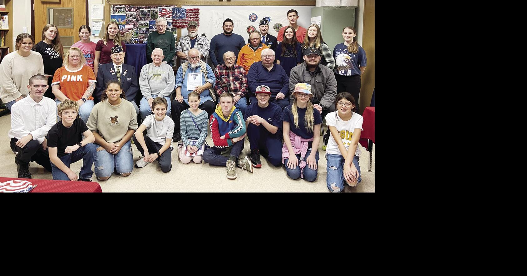 Clymer FBLA honors, supports veterans with service projects News