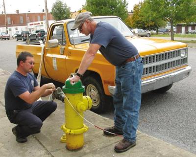Final hydrant testing