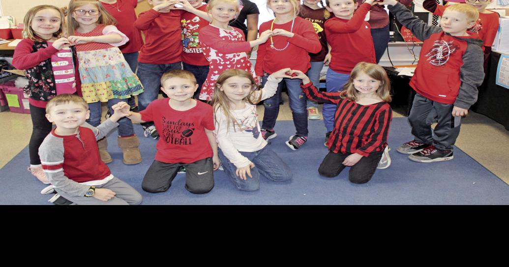 Clymer school wears red to raise heart health awareness News