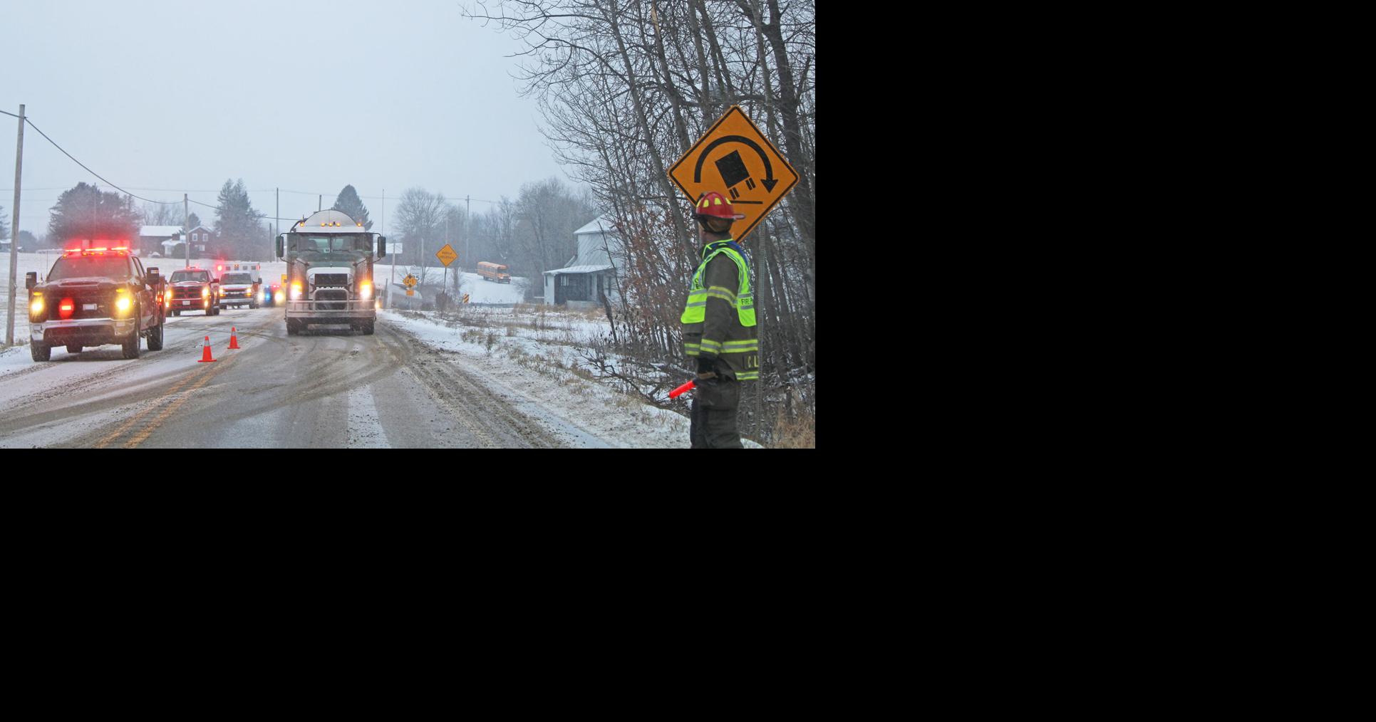 Snowy day accident News