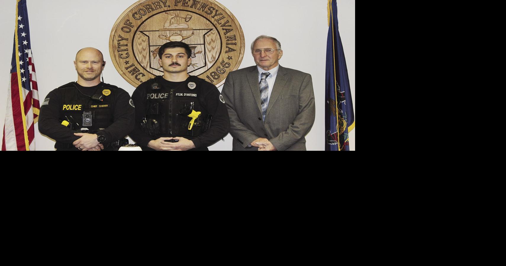 New Corry police officer sworn in News