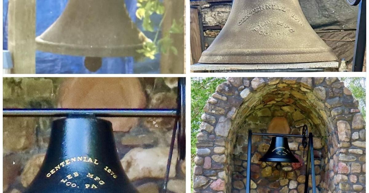 Historic 1876 Centennial bell rings again at Canadohta Lake
