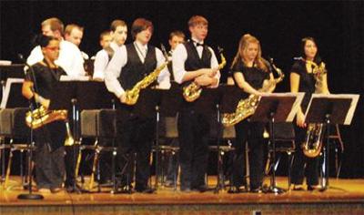 High school bands perform, dress in style 