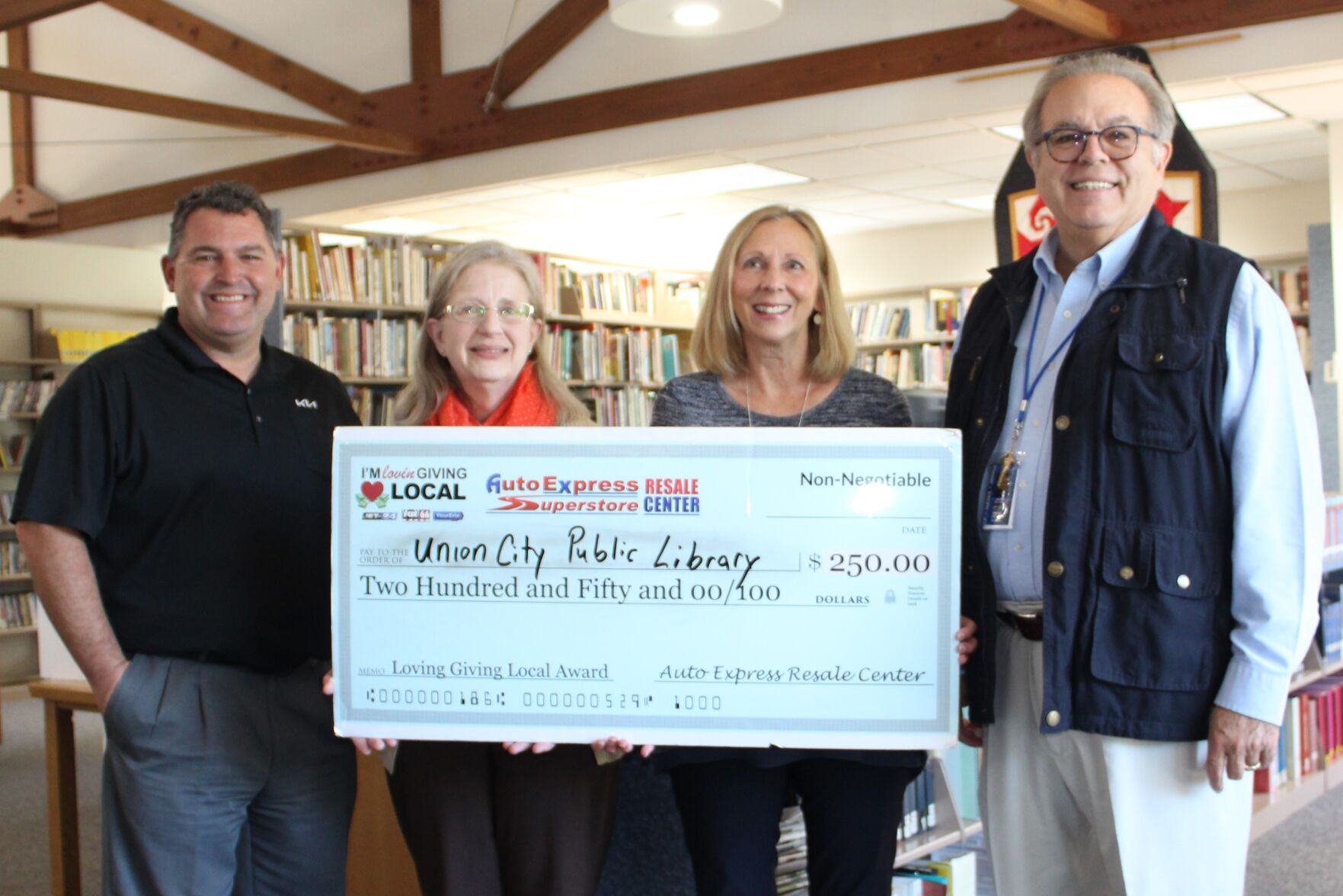 Loving Giving Local Gift Benefits Union City Public Library | News ...