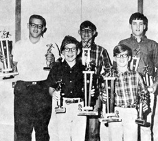 1967 features the state championship bowling team