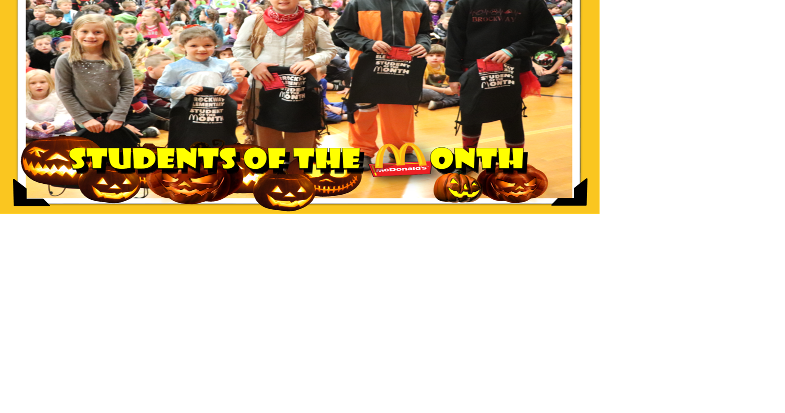 Brockway Elementary Students of the Month Lifestyle