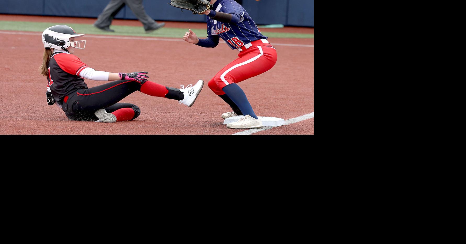 Addison Lilja Slides For Triple | Softball | thecourierexpress.com