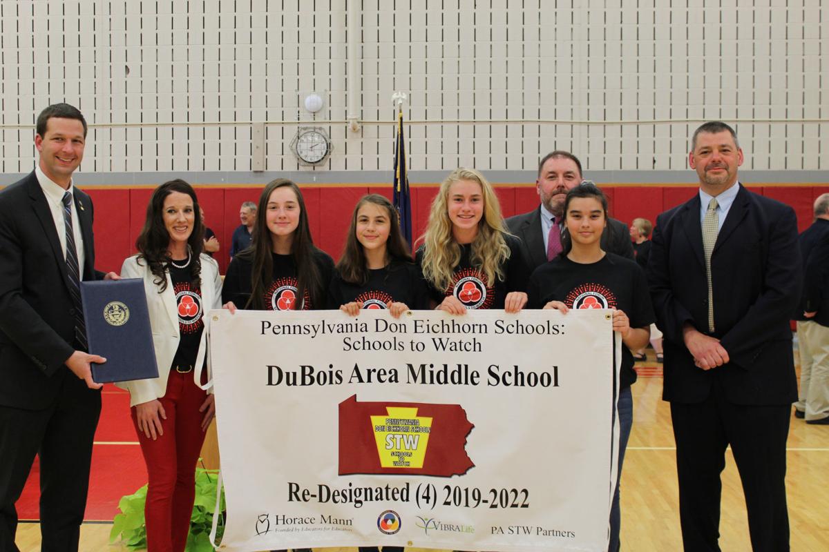 DuBois Area Middle School celebrates redesignation as a School to
