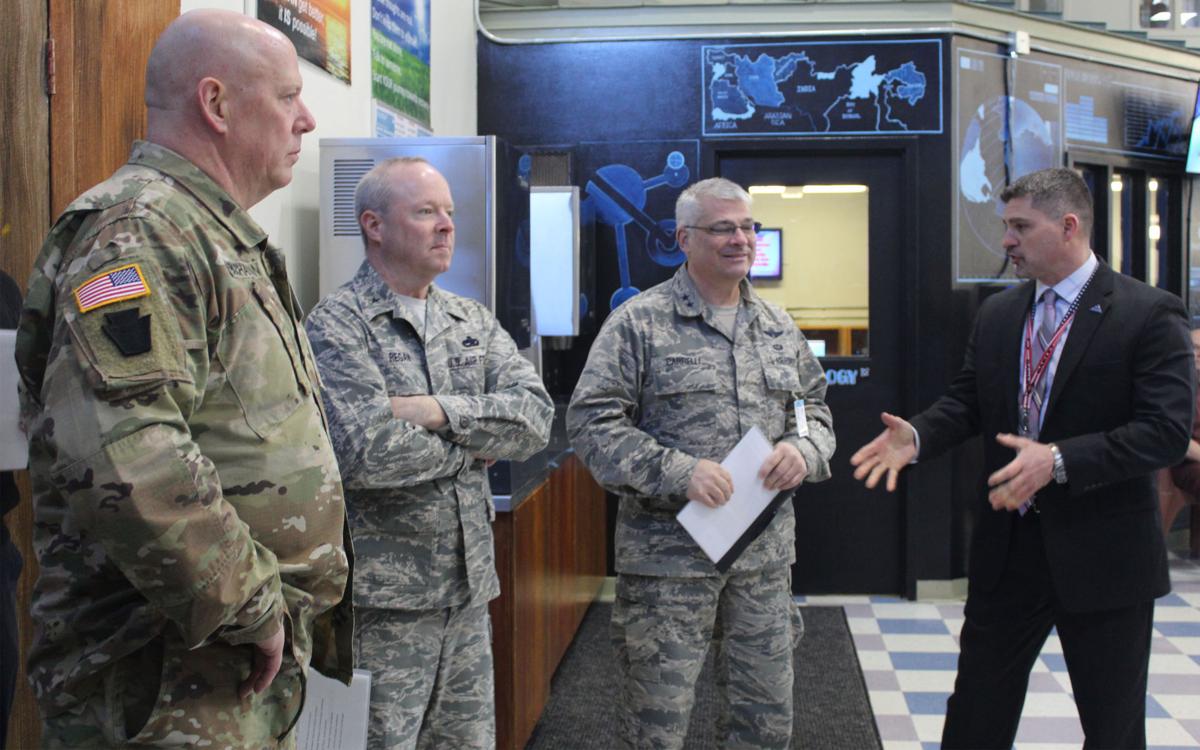State military officials visit SCI Houtzdale Veterans Service Unit
