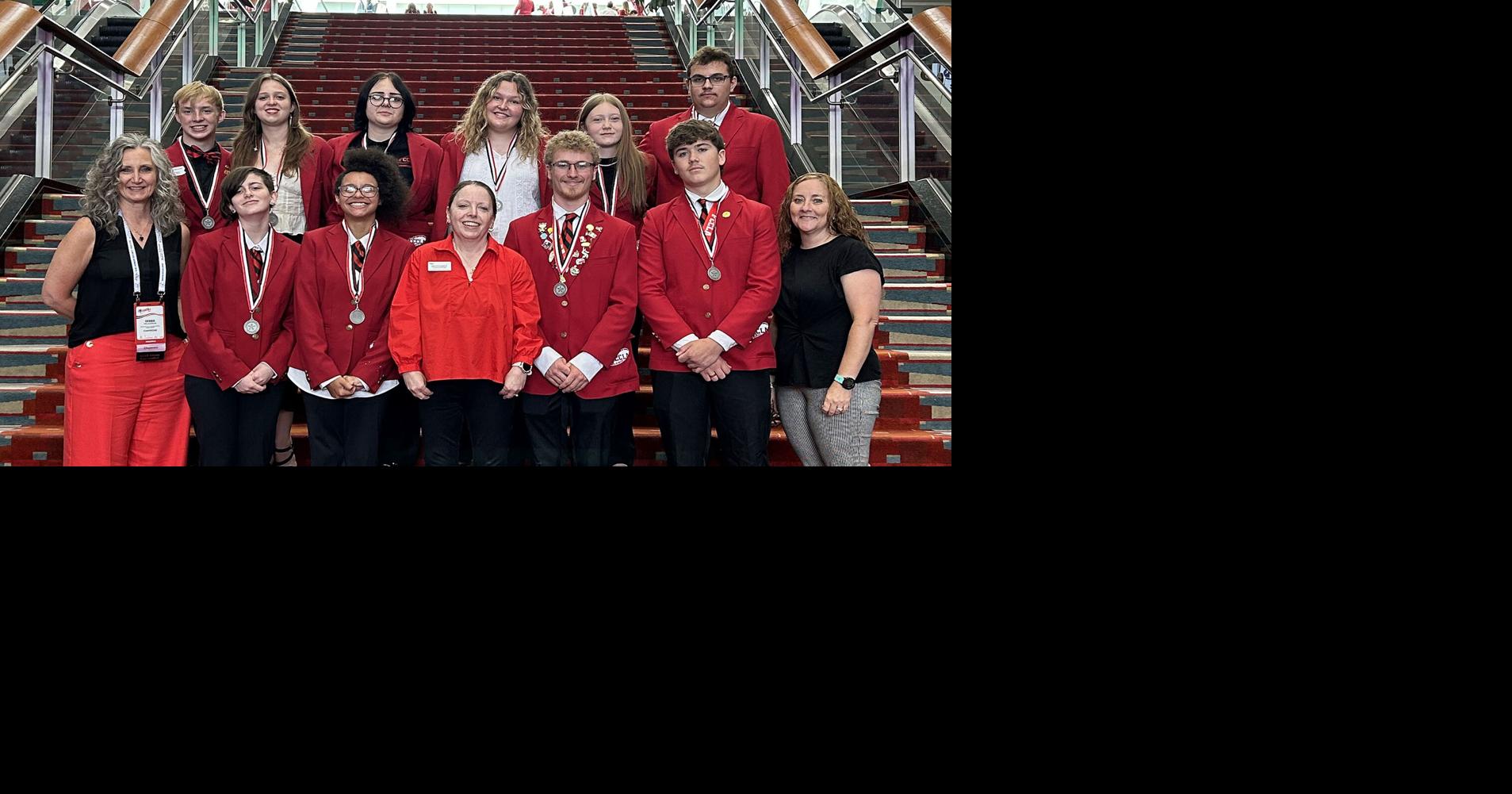 Forest Area School District students recognized at national leadership conference