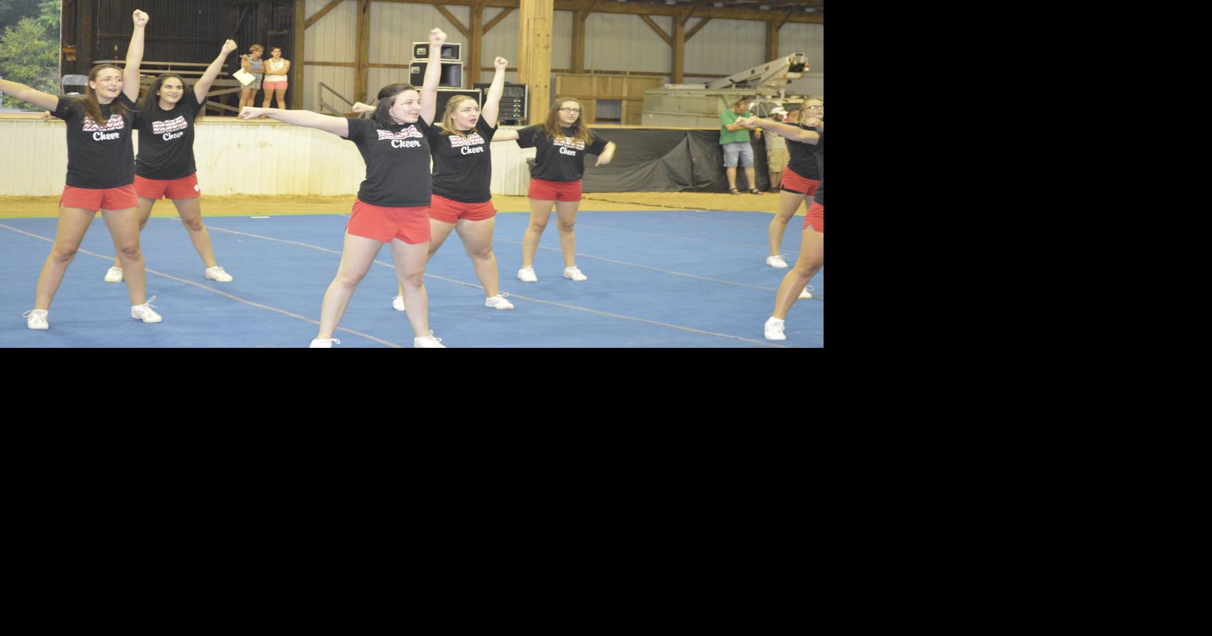 Cheerleading exhibition draws crowd at Sykesville Fair TriCounty