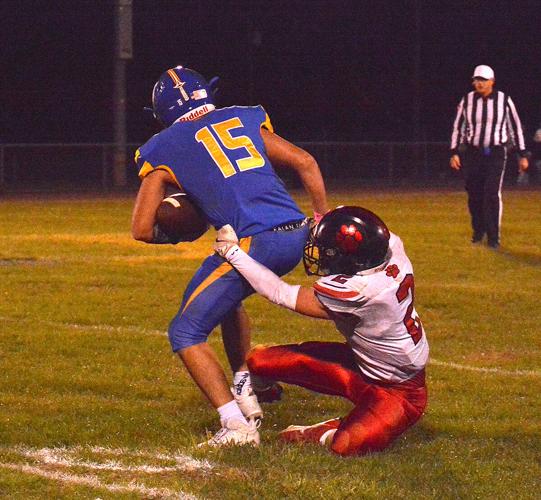 Schwentner tackle vs. Union-ACV