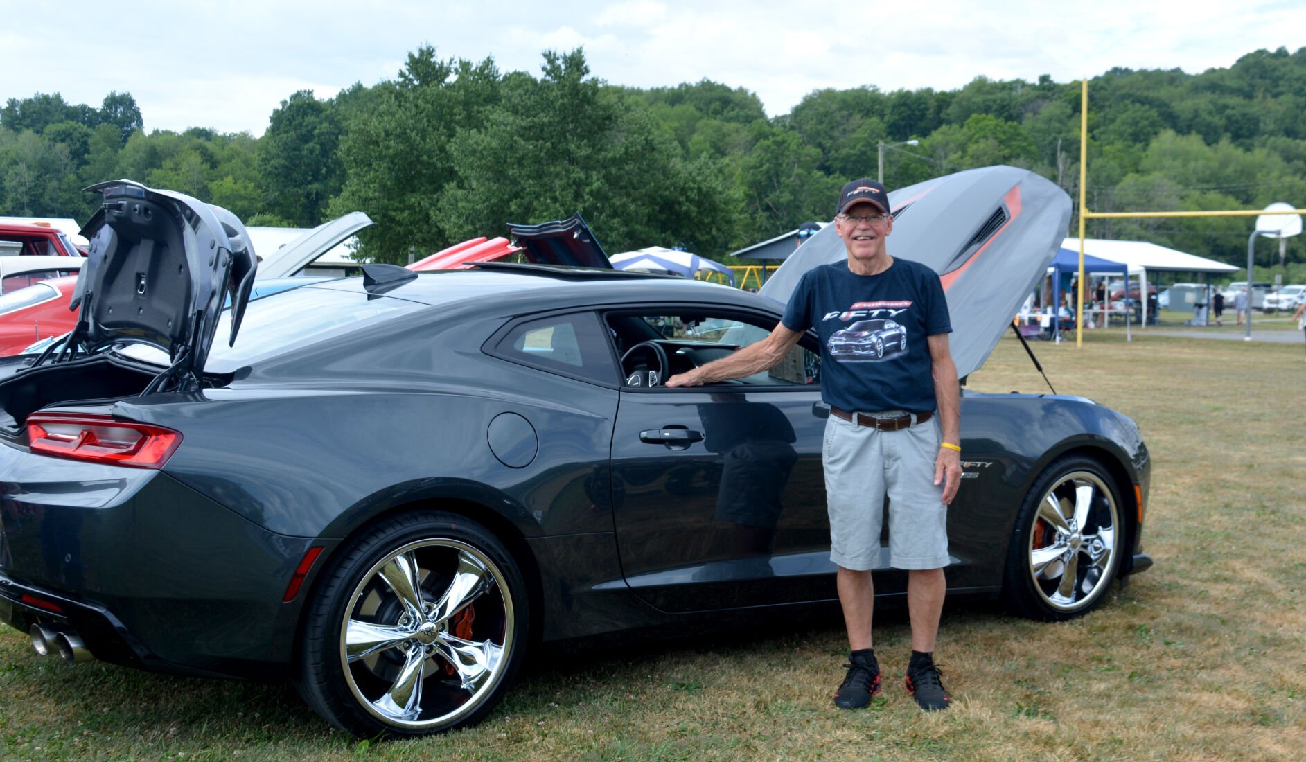 Area man displays rare 50th anniversary Camaro in
