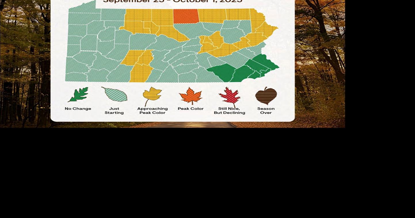 DCNR releases first fall foliage map of season | | thecourierexpress.com