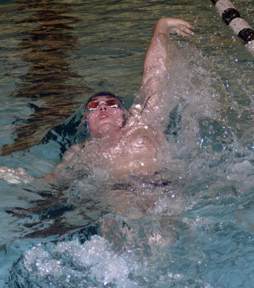 Thad Johnson backstroke vs. DuBois