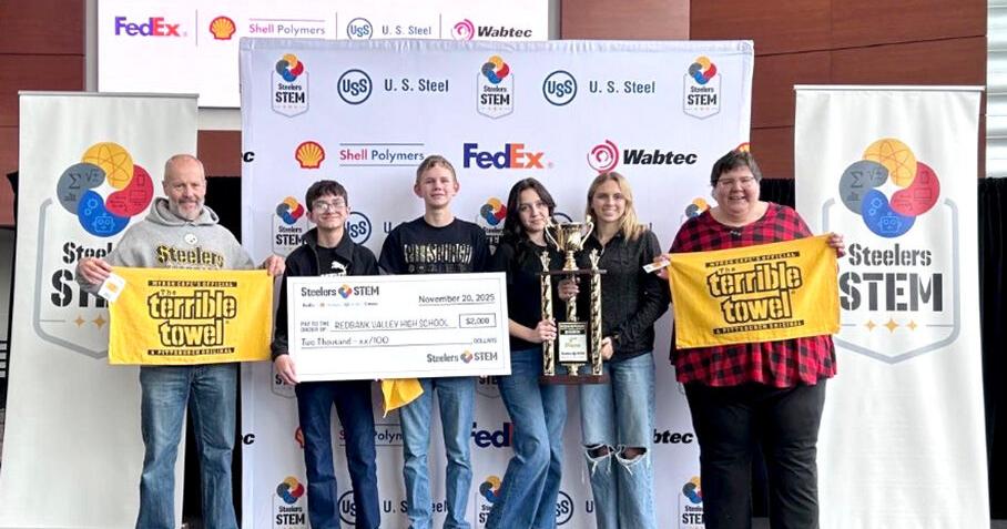 Redbank Team Finishes 2nd in Steelers STEM Challenge