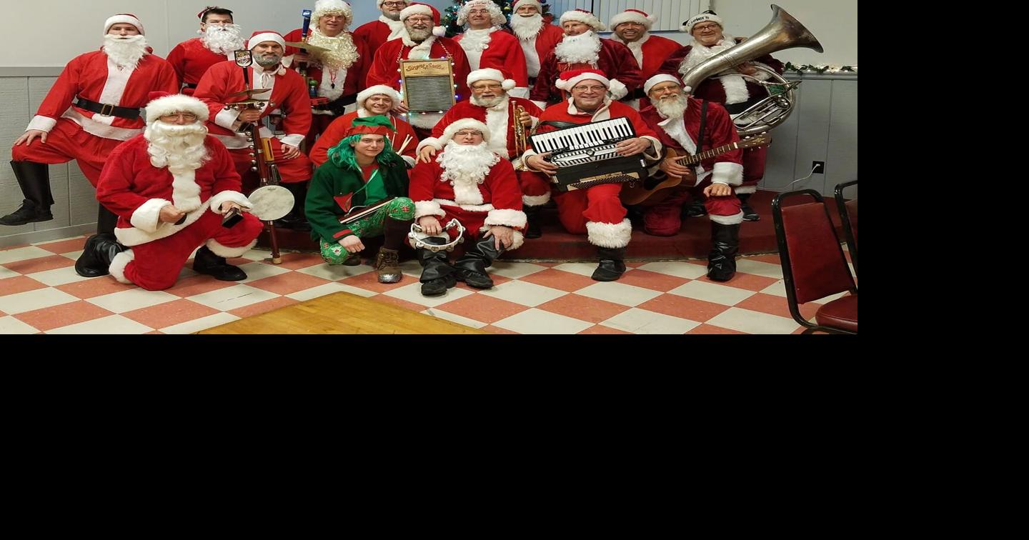 Singing Santas spread Christmas cheer with popular musical performances ...