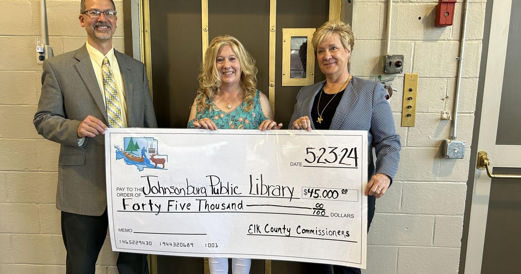 Elk County Commissioners hear about renovations at Johnsonburg Public Library - Vimarsana News