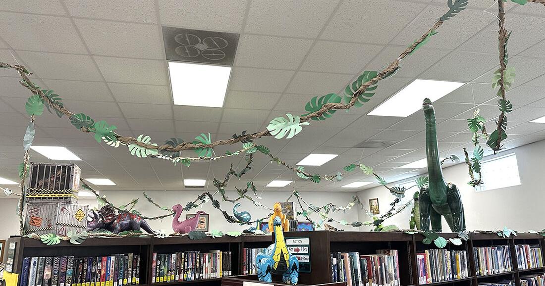 Dinosaurs at the Redbank Library!