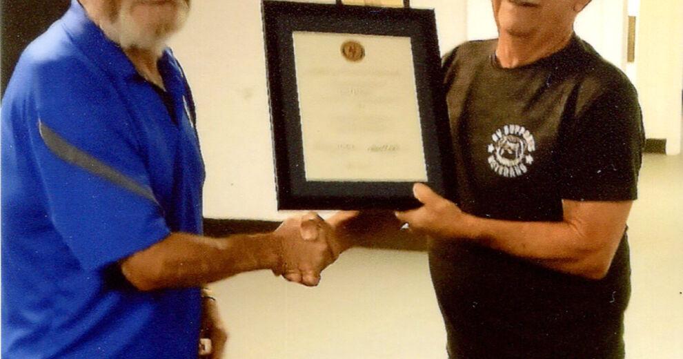 Legion Member Honored